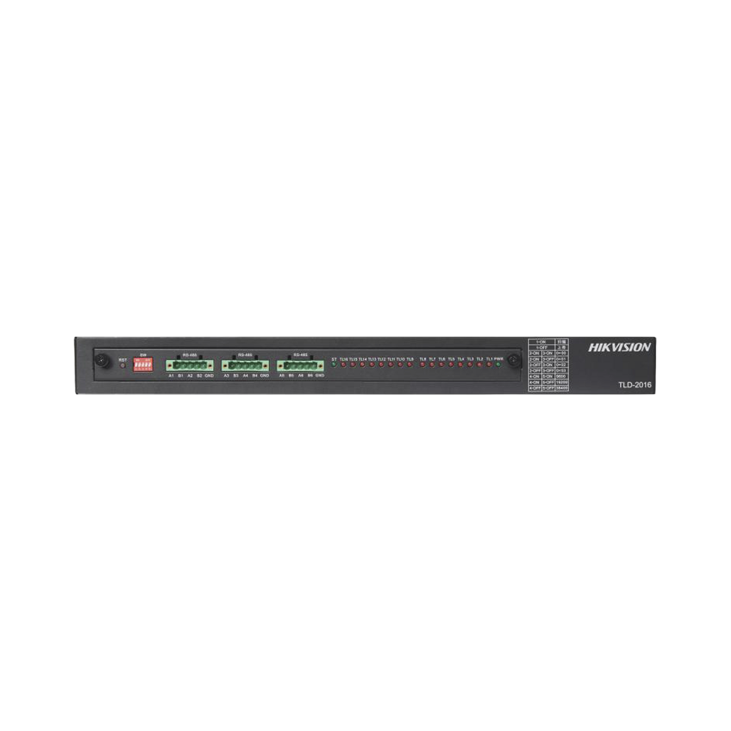 TLD-2016-6 - Detector de Luces de Tráfico TLD-2016-6 / 16 Canales / RS485 / Salida DC 5V / SCM para Detección y Comunicación / Protecciones de Voltaje