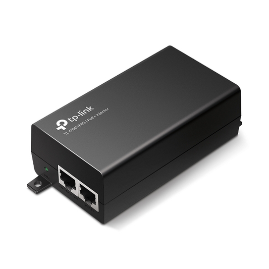 TL-POE160S Inyector PoE+ (30W) / Gigabit 802.3 af/at / 2 puertos 10/100/1000 Mbps / Plug and Play / Fuente alimientación Integrada
