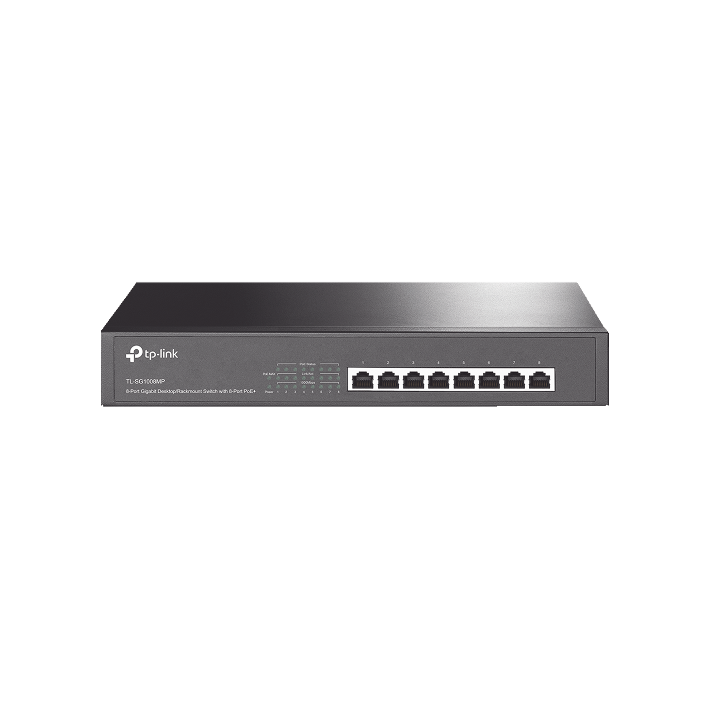 TL-SG1008MP - Switch Gigabit PoE+ no administrable de 8 puertos 10/100/1000 Mbps, para escritorio