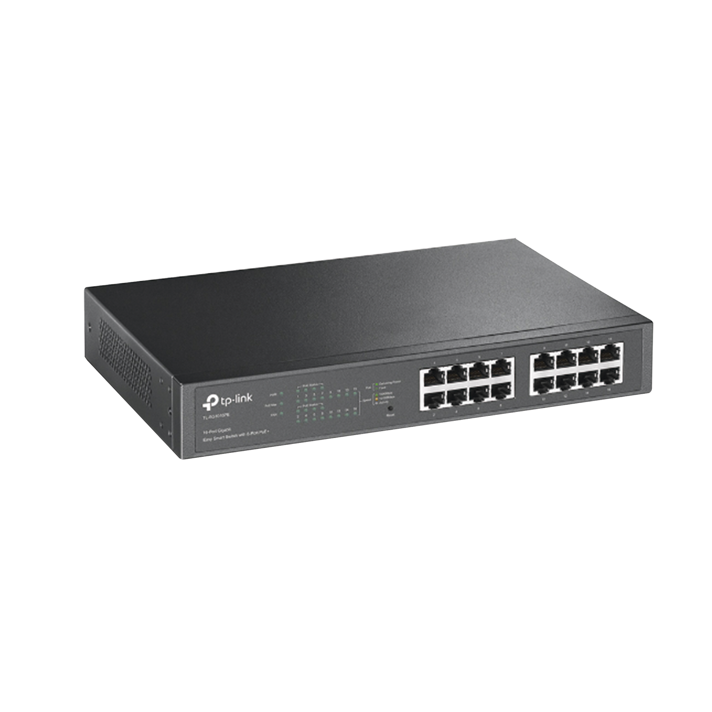 TL-SG1016PE - Switch Easy Smart PoE+, 16 puertos 10/100/1000Mbps, 8 puertos PoE+, 150W