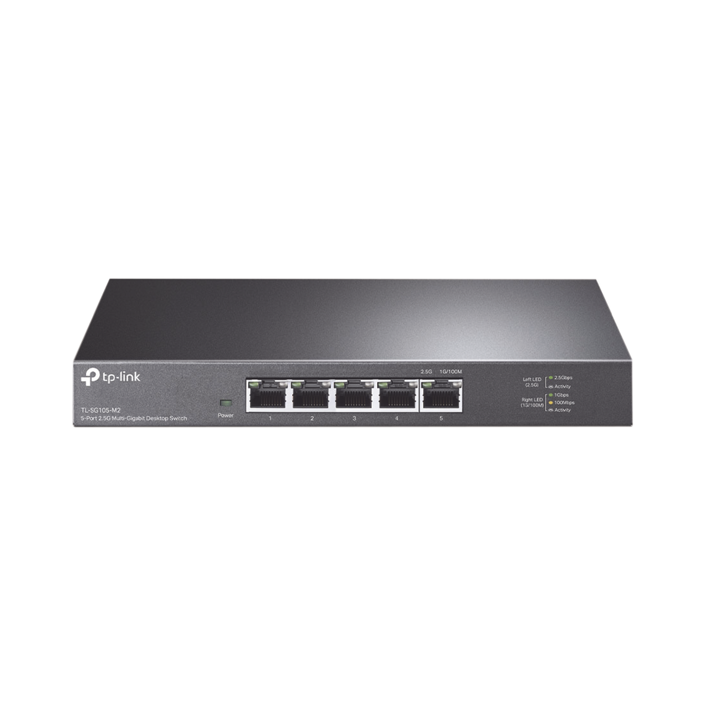 TL-SG105-M2 Switch Gigabit no administrable de 5 puertos 100 Mbps/ 1 Gbps/ 2.5 Gbps ideal para WiFi 6