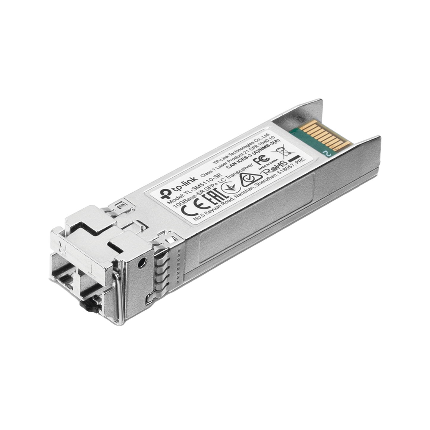TL-SM5110-SR - Transceptor mini-GBIC SFP+ / Duplex Multimodo 10GBase / Distancia 300 metros / Conector LC