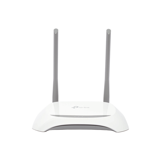 TL-WR840N Router Inalámbrico WISP, 2.4 GHz, 300 Mbps, 2 antenas externas omnidireccional 5 dBi, 4 Puertos LAN 10/100 Mbps, 1 Puerto WAN 10/100 Mbps, control de ancho de banda