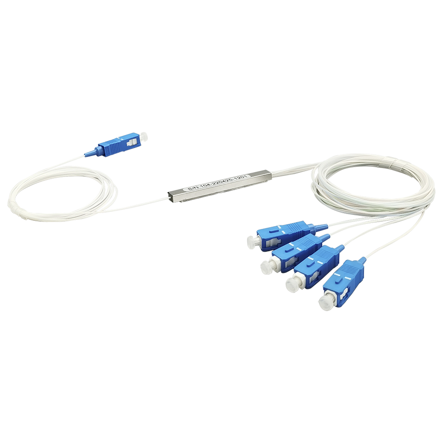 TM-PLC-1X4UPC - Splitter (Divisor Óptico) tipo PLC, de 1x4, conectores SC/UPC