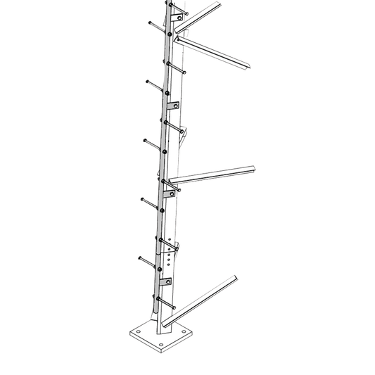 TRY-ST-STEPW Escalera de 3 m Tipo Perno con Sección Soldada para Torres SUPER TITAN Secciones 13 a 21.