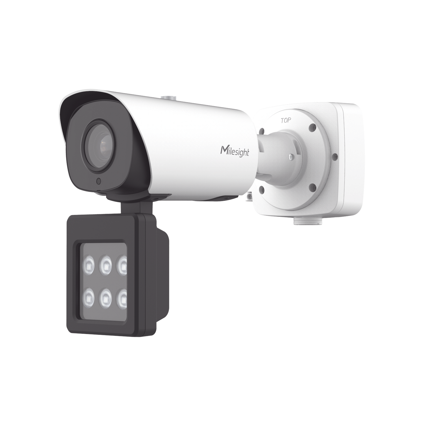 TS4466-X4RWE-W Cámara Bullet Inteligente con IA, Luz Suplementaria y Reconocimiento Vehicular para Monitoreo de Tráfico