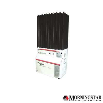TS-45 - Controlador de Carga Solar TriStar PWM 45 A / 12V 24V 48V / Puerto RS-232 / Hasta 4 kW / Disipador de Calor / 7 Preajustes