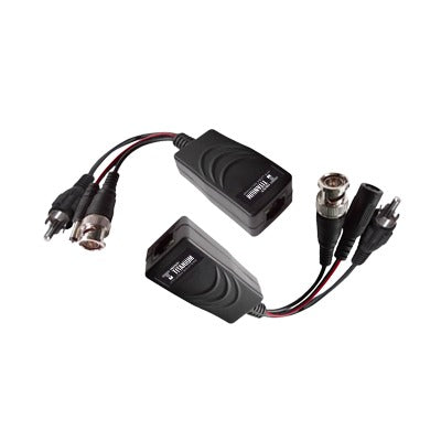 TT-101-PVA-TURBO - Kit de transceptores activos, envía alimentación 12V/24Vcc/AC, video y audio a una distancia de hasta 150 m en 4K para aplicaciones de video por UTP Cat 5e / 6 en alta definición.