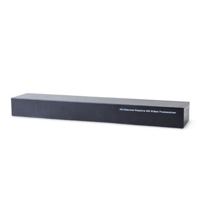 TT-116-TURBO - (TRANCEPTOR) RECEPTOR DE VIDEO PASIVO DE 16 CANALES / Resolución 4K / Compatible con cable UTP Cat 5e/6 / Compatible con HD-TVI/CVI/AHD/CVBS / TODO INCLUIDO PARA RACK / Protección Interconstruida contra sobretensión.