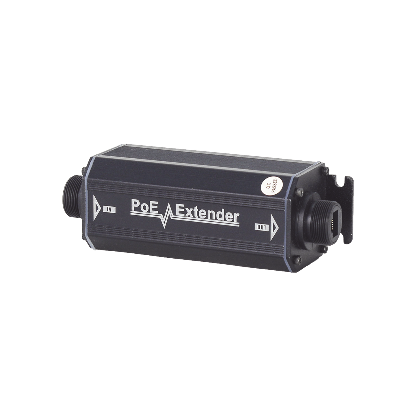 TT-2001EX-POE - Extensor PoE / 100 Metros / Intemperie (IP66) / 60 Watts / 1 Puerto de Entrada / 1 Puerto de Salida PoE / No requiere alimentación.