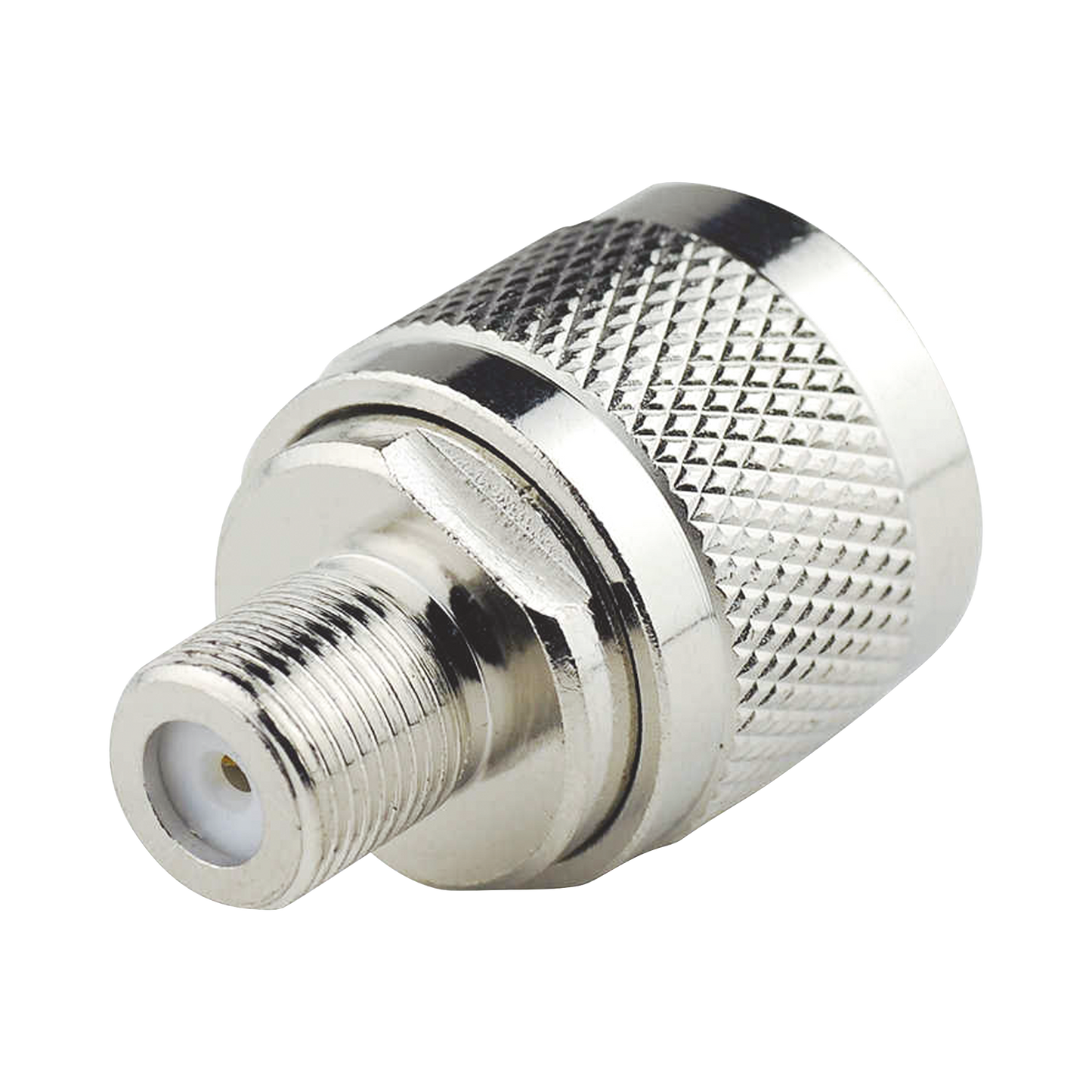 TT-CON-540 - Adaptador N Macho a F Hembra , Niquel/ Oro/ Teflón,