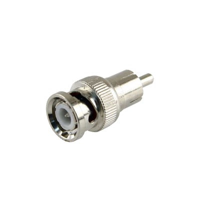 TT-RG-01 - Adaptador en L�nea para 75 Ohm, de Conector BNC Macho a RCA Macho en Aplicaciones de Audio-Video para C�maras, Monitores y DVR's.