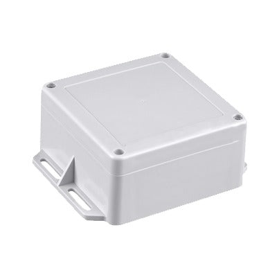 TXG-01-52 - Gabinete Plástico Gris para Exterior (IP65) de 120 x 120 x 60 mm Cierre por Tornillos.