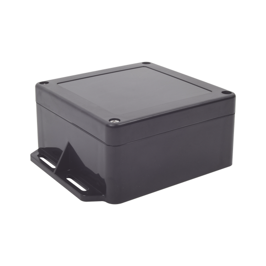 TXG-0152-BK Gabinete Plástico Negro para Exterior (IP65) de 120 x 120 x 60 mm Cierre por Tornillos.