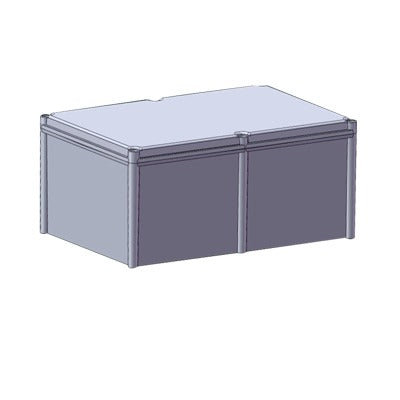 TXG-02-35JK - Gabinete Plástico para Exterior (IP65) de 560 X 380 x 265 mm Cierre por broche.