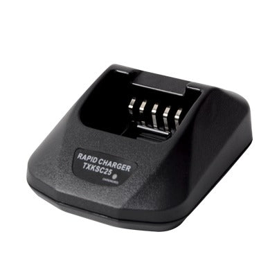 TX-KSC25 - Cargador de escritorio Kenwood serie NX220, NX420, NX3000, fuente de alimentación incluida.