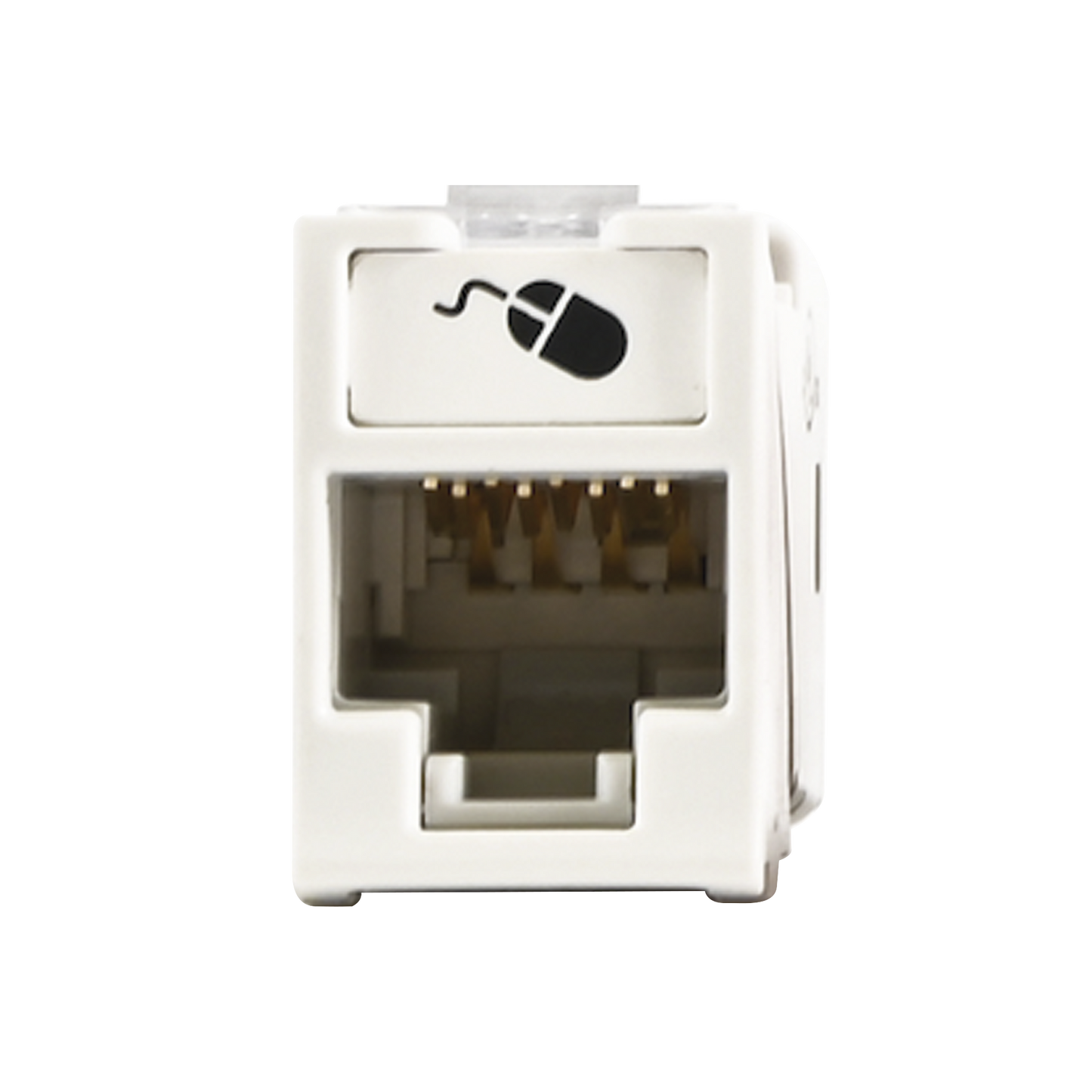 U6A-H02NS - Jack Ultramax Cat6A, UTP, Montaje H�brido en Placa de Pared (Plano y Angulado), Color Blanco, Punch Down