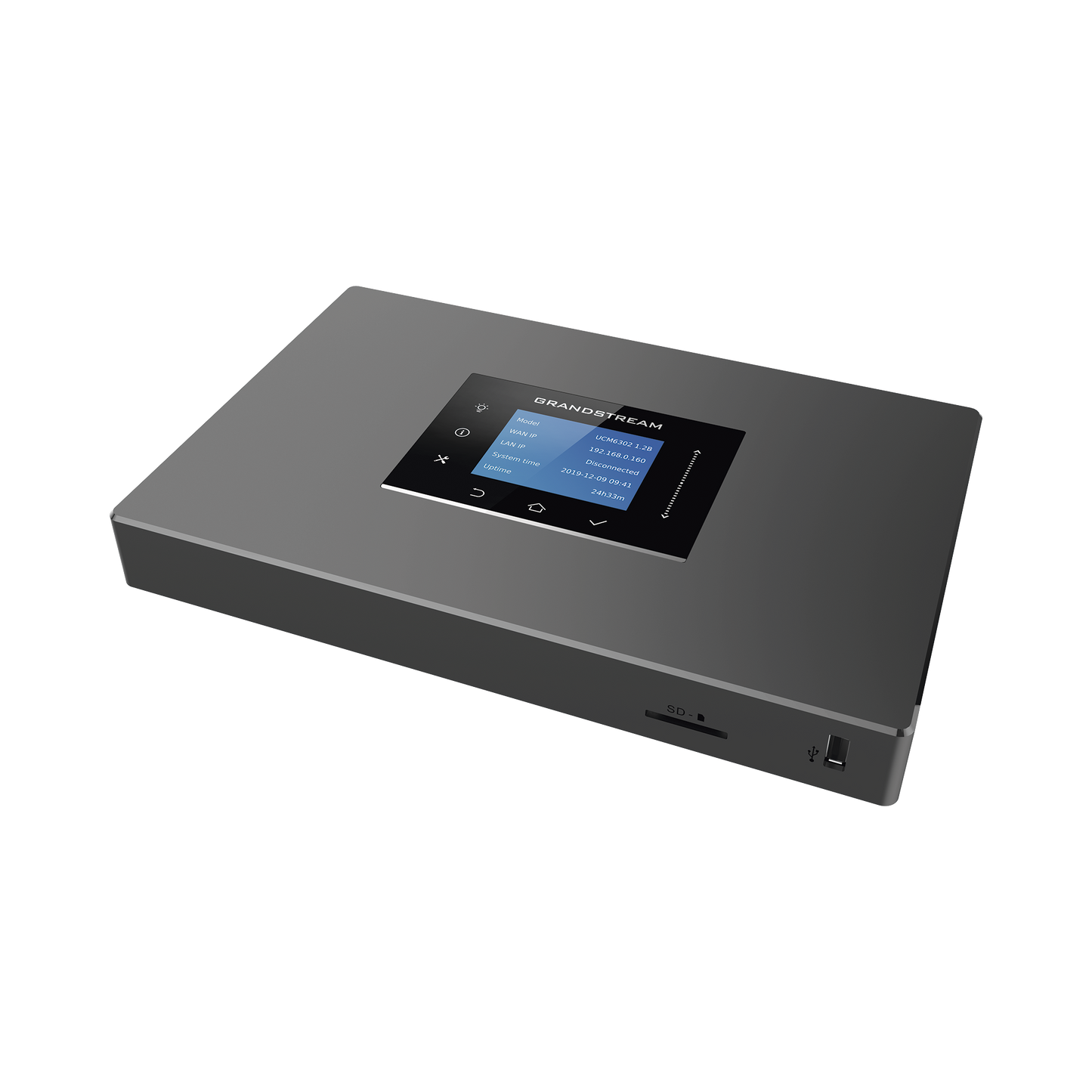 UCM-6301 Conmutador IP-PBX para hasta 500 usuarios y 75 llamadas simultaneas, 1FXO, 1FXS,  para solución de comunicaciones unificadas y colaboración