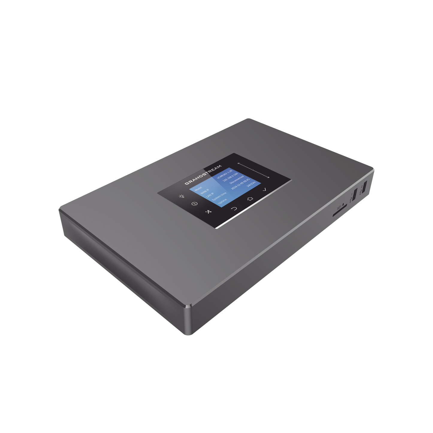 UCM6302 Conmutador IP-PBX para hasta 1000 usuarios y 150 llamadas simultaneas, 2FXO, 2FXS, para solución de comunicaciones unificadas y colaboración