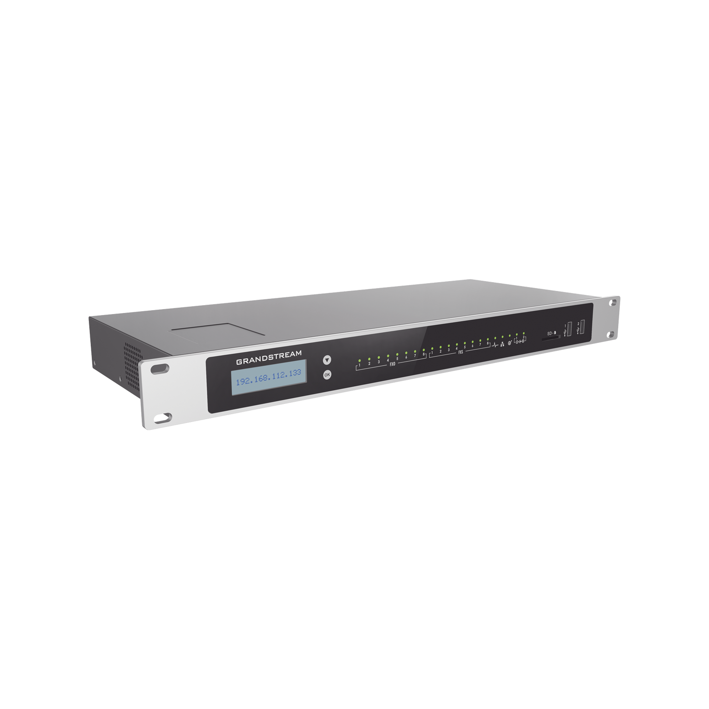 UCM6308 Conmutador IP-PBX para hasta 3000 usuarios y 450 llamadas simultaneas, 8FXO, 8FXS,  para solución de comunicaciones unificadas y colaboración