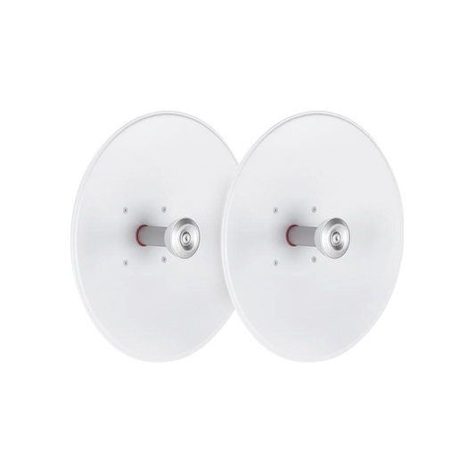 UD-TP-27 Paquete de 2 antenas UltraDish de 27.5 dBi, conector tipo Twistport y montaje innovador, 5180 - 6775 MHz