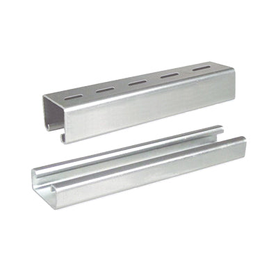 UNP-4X2-U30-EZ - Unicanal perforado 4x2, 3000 mm, con acabado Electro Zinc