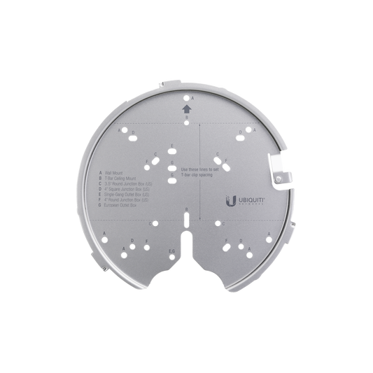 U-PRO-MP Montaje profesional para Access Points UniFi de plato (AC-PRO/AC-LR/AC-HD/U6-LR/U6-PRO/otros).