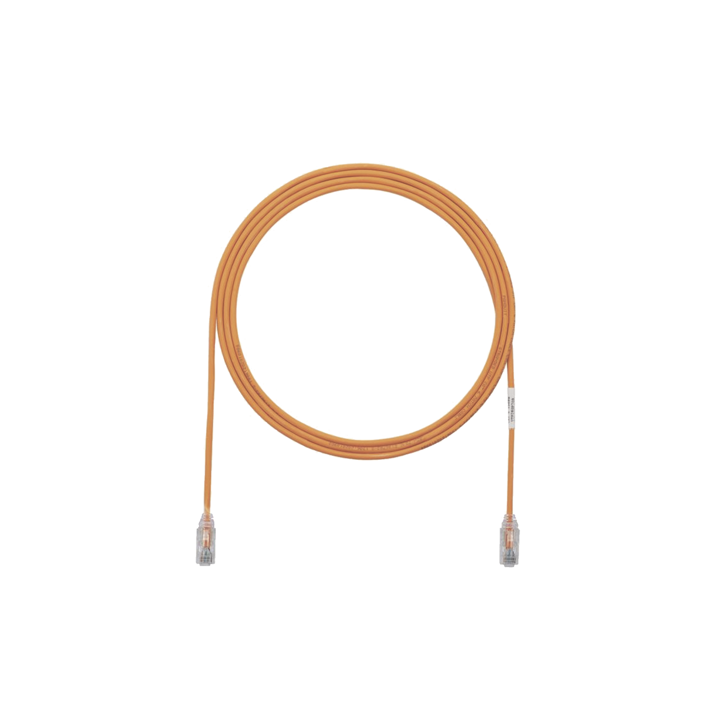 UTP28SP3OR - Cable de Parcheo TX6, UTP Cat6, Di�metro Reducido (28AWG), Color Naranja, 0.91 Metros (3 Pies)