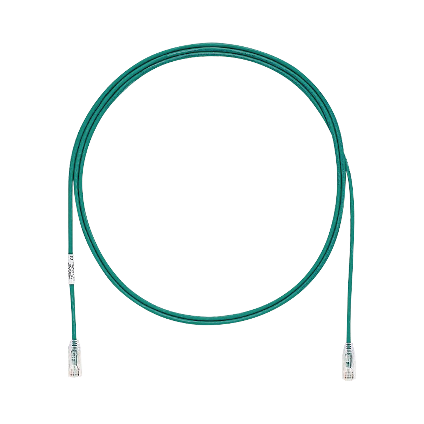 UTP28SP7GR - Cable de Parcheo TX6, UTP Cat6, Di�metro Reducido (28AWG), Color Verde, 2.13 Metros (7 Pies)