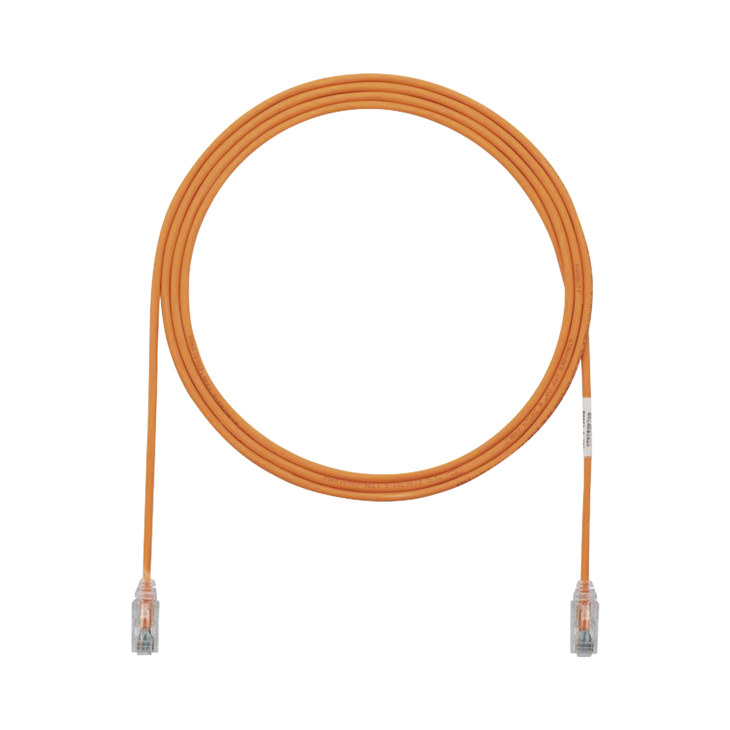 UTP28SP7OR - Cable de Parcheo TX6, UTP Cat6, Di�metro Reducido (28AWG), Color Naranja, 2.13 Metros (7 Pies)