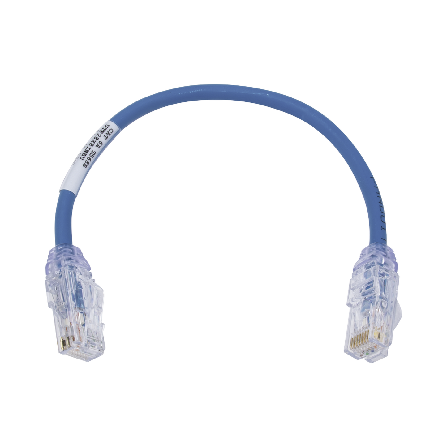 UTP28X1BU - Cable de Parcheo UTP Cat6A, CM/LSZH, Di�metro Reducido (28AWG), Color Azul, 0.3 Metros (1 Pie)