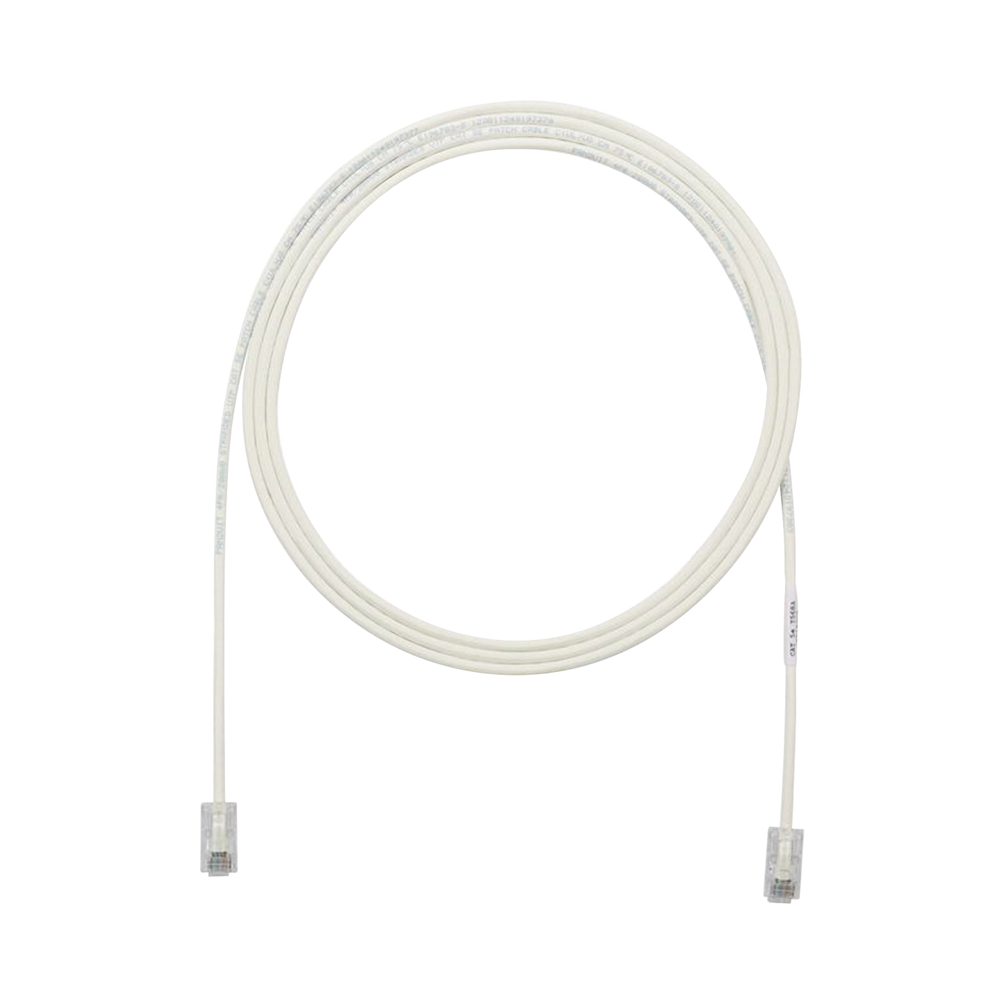 UTP28X20 - Cable de Parcheo UTP Cat6A, CM/LSZH, Di�metro Reducido (28AWG), Color Blanco Mate, 6.1 Metros (20 Pies)