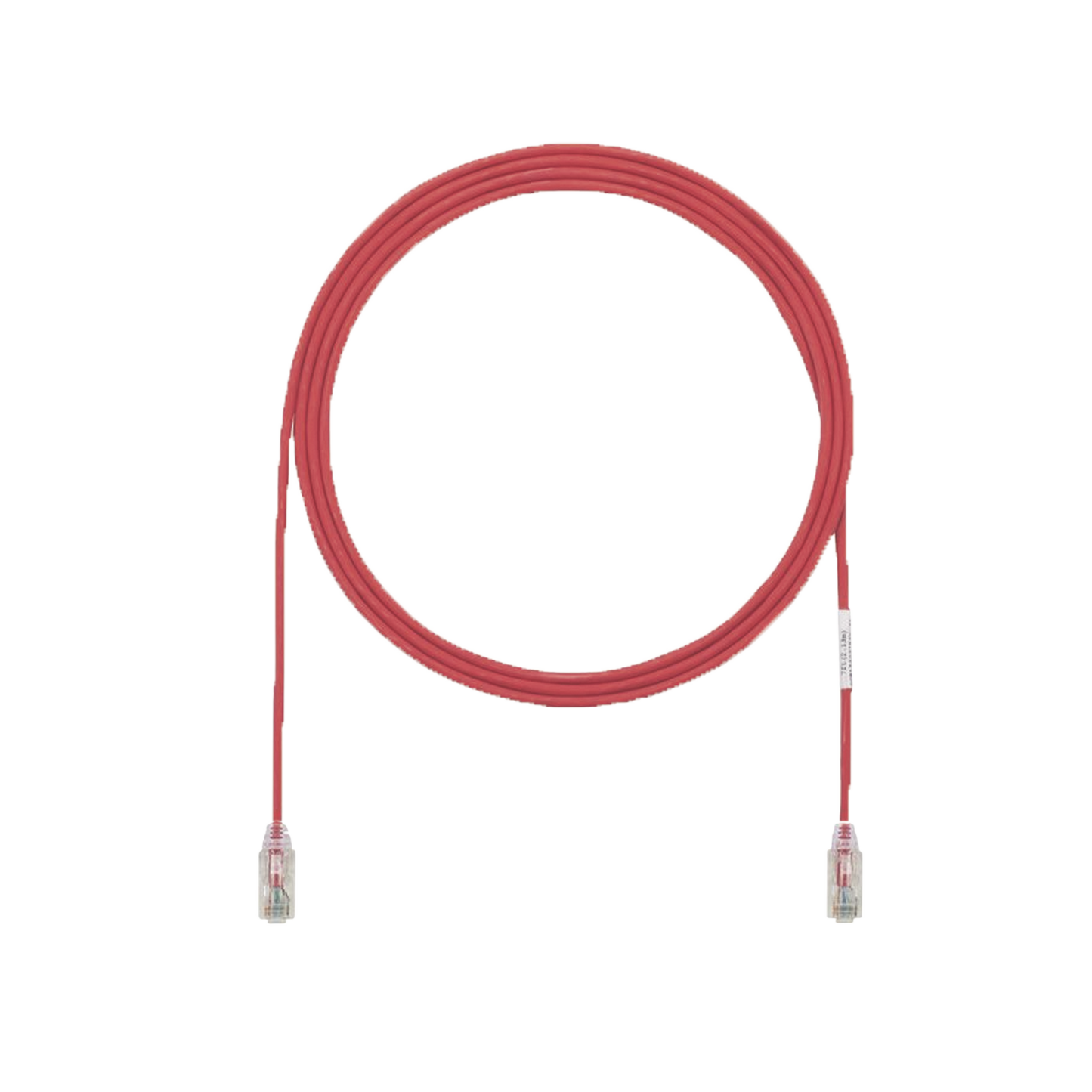 UTP28X5RD - Cable de Parcheo UTP Cat6A, CM/LSZH, Di�metro Reducido (28AWG), Color Rojo, 1.52 Metros (5 Pies)