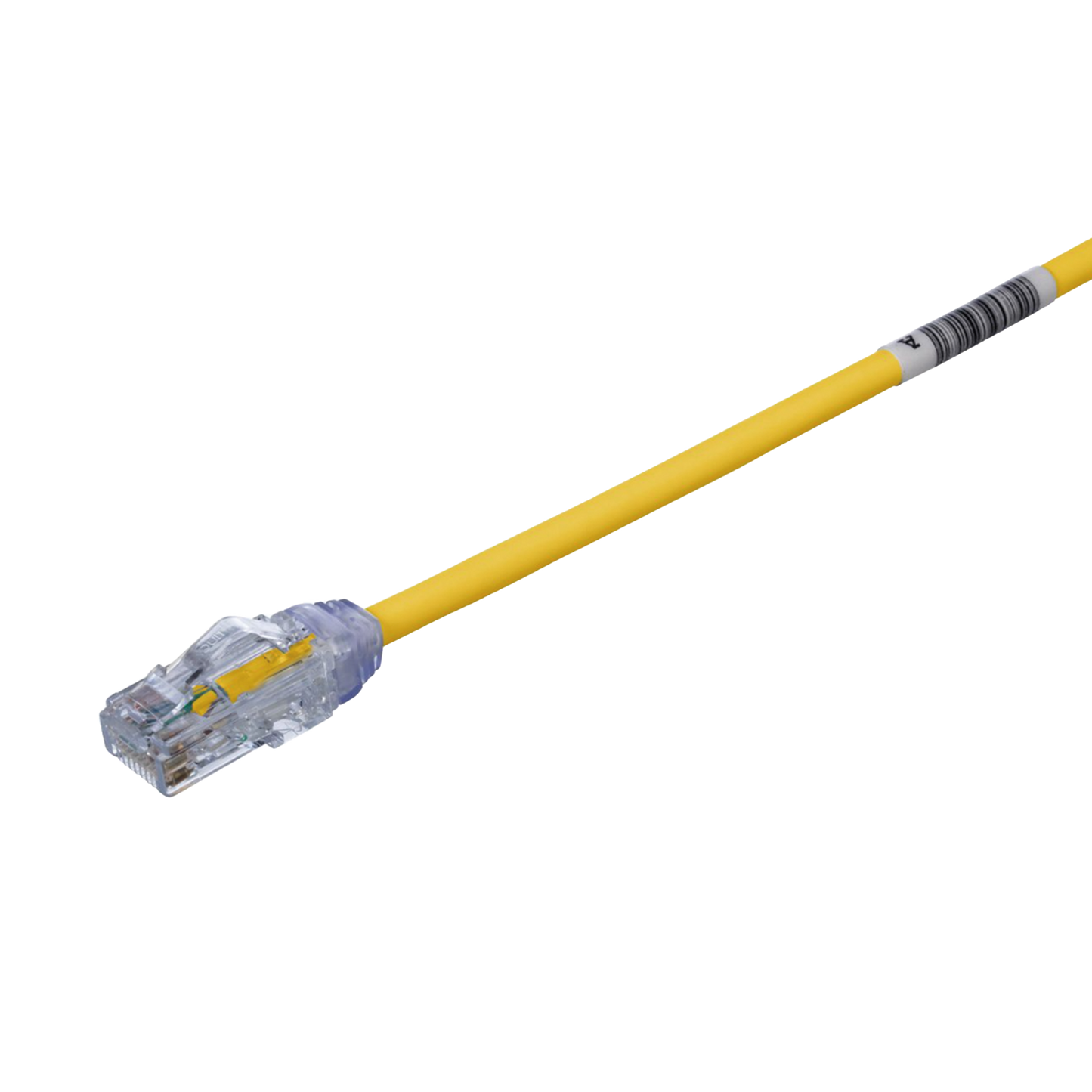 UTP28X8INYL - Cable de Parcheo UTP, Cat6A, Di�metro Reducido (28 AWG), CM/LSZH, Color Amarillo, 20.3 cm (8 Pulgadas)
