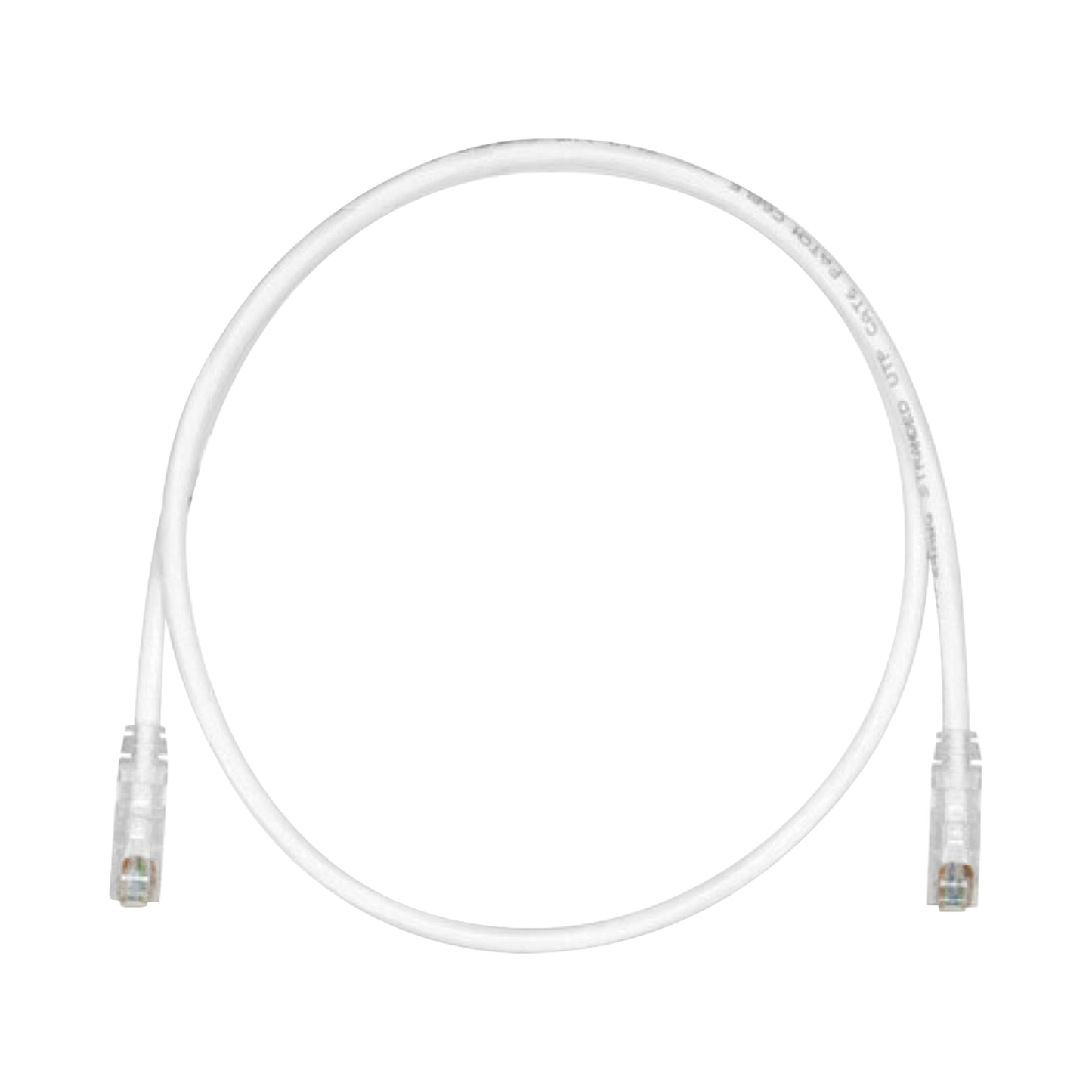 UTPSP15Y - Cable de Parcheo TX6, UTP Cat6, 24 AWG, CM, Color Blanco Mate, 4.57 Metros (15 Pies)