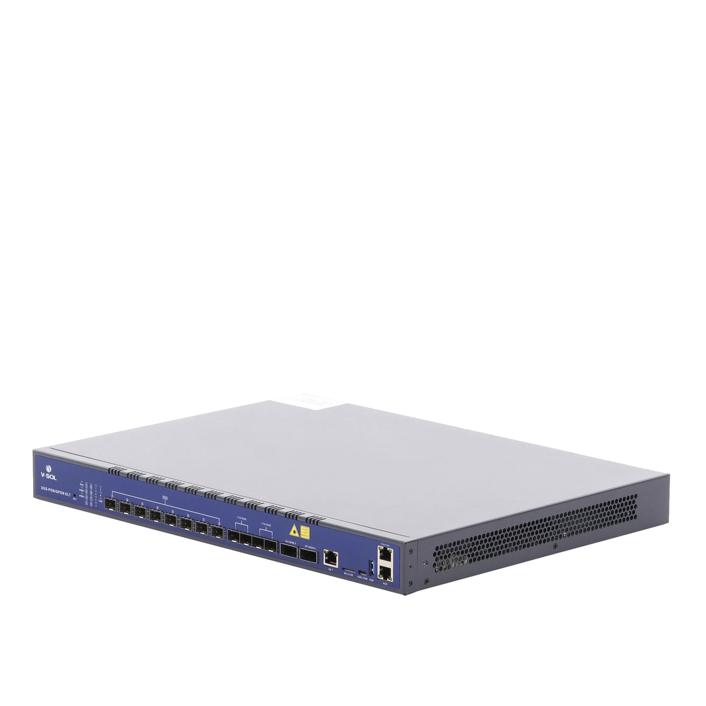 V3600G1-C - OLT Combo de 8 Puertos XGSPON/GPON / 7 Puertos Uplink (1 Puerto RJ45 + 4 Puertos SFP28 + 2 Puertos QSFP28) / Hasta 2,048 ONUs