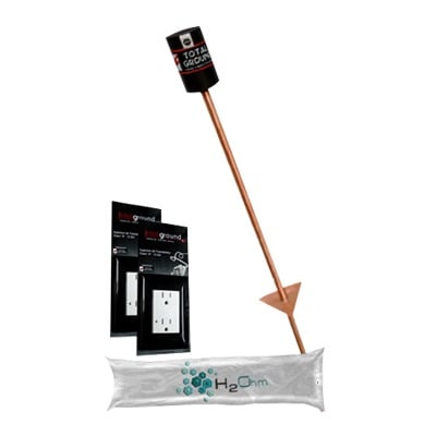 VARI-GROUND Kit de Tierra Física para Aplicaciones Residenciales con Interruptores Inteligentes.