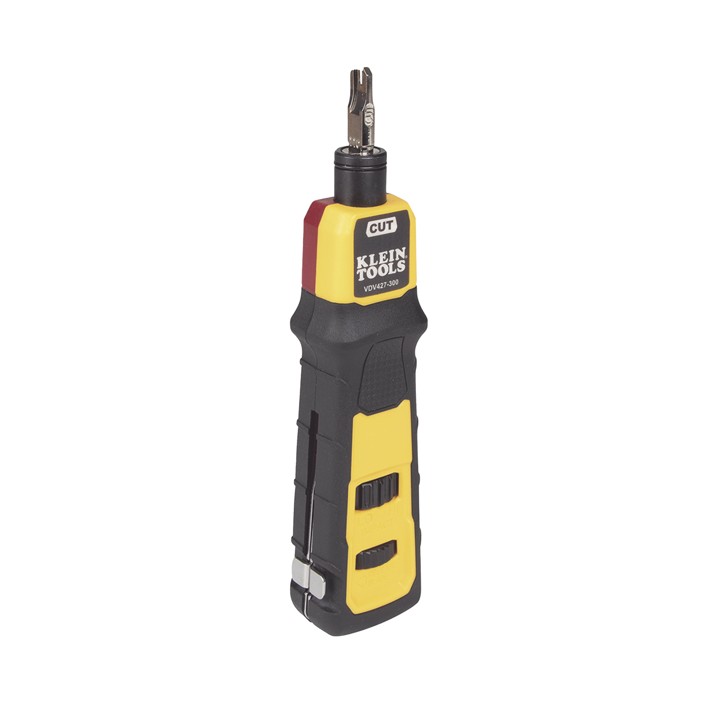 VDV427300 - Herramienta Ponchadora de Impacto con Cuchilla para Paneles y Bloques de 66/110. Termina y Corta Cables CAT3, CAT5e y CAT6/6A en 1 paso