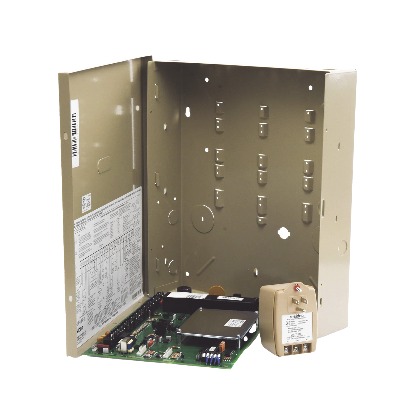 VISTA-128-BP-T Panel de Alarma Hibrido, 8 Particiones, Hasta 128 Zonas, Compatible con AlarmNet y Total Connect