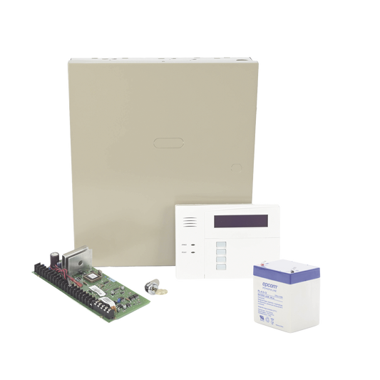 VISTA48LANB/6160RF Kit de Panel de Alarma VISTA48LA con Gabinete, Teclado programador y Batería