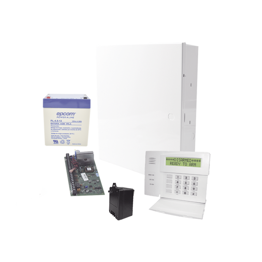 VISTA48/64SPTB Sistema de Alarma VISTA48LA con 4 Zonas en Teclado, Incluye  Batería y Transformador