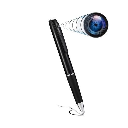 W8 Cámara Oculta en Bolígrafo (Spyce Camera) /  Full HD / Grabación de Video y Audio / Captura de Fotos / Soporta Memoria Micro-SD de hasta 64G / Tiempo de Carga Aprox. 1 hora / Tiempo de Trabajo 120 min. / Incluye Cable de Carga.