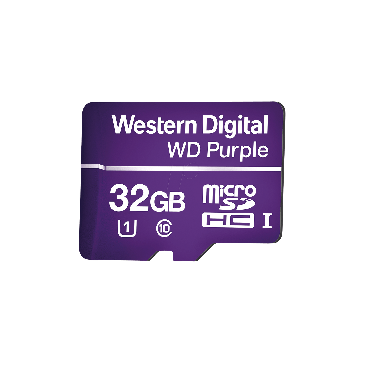 WD32MSD Memoria microSD de 32GB PURPLE, Especializada Para Videovigilancia, 10 VECES MAYOR DURACIÓN, 3 AÑOS DE GARANTIA