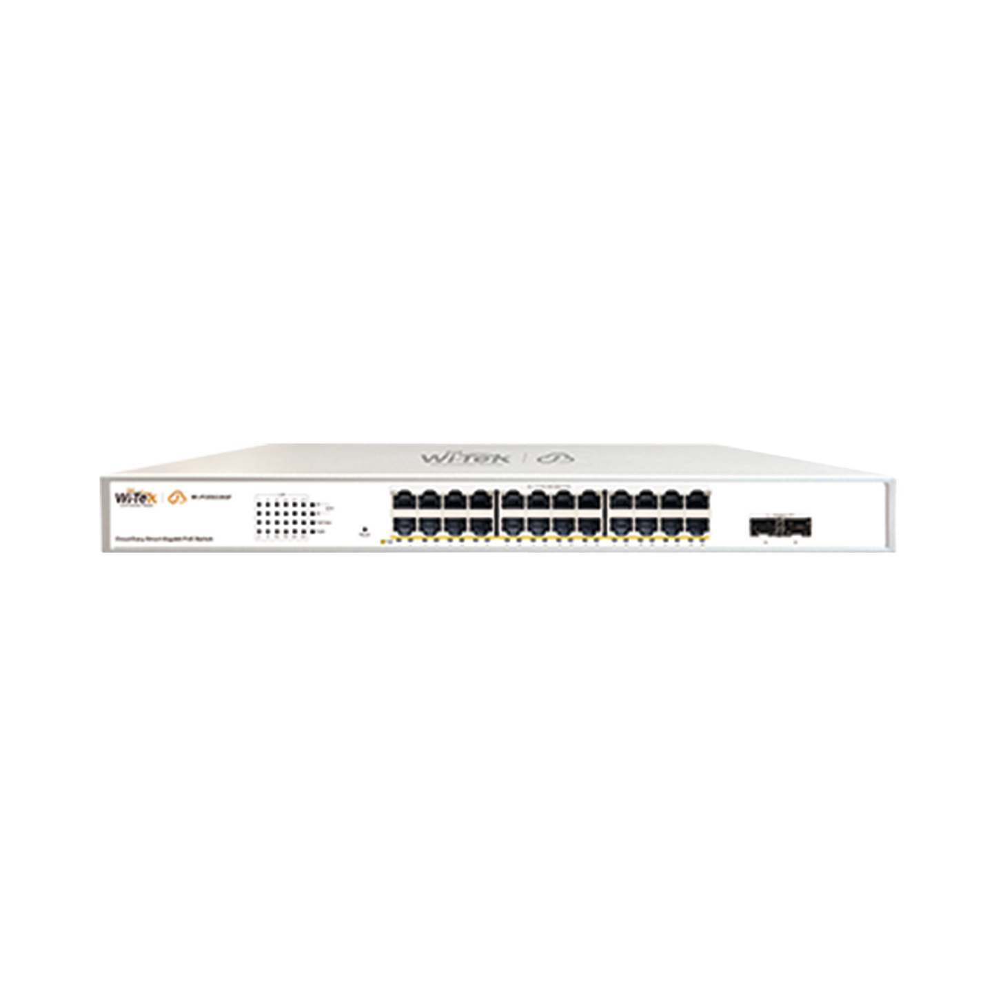 WI-PCES326GF - Switch Administrable PoE / 24 puertos PoE af/at Gigabit / 2 x SFP Gigabit / Administración Cloud Gratuita / Presupuesto 370 W