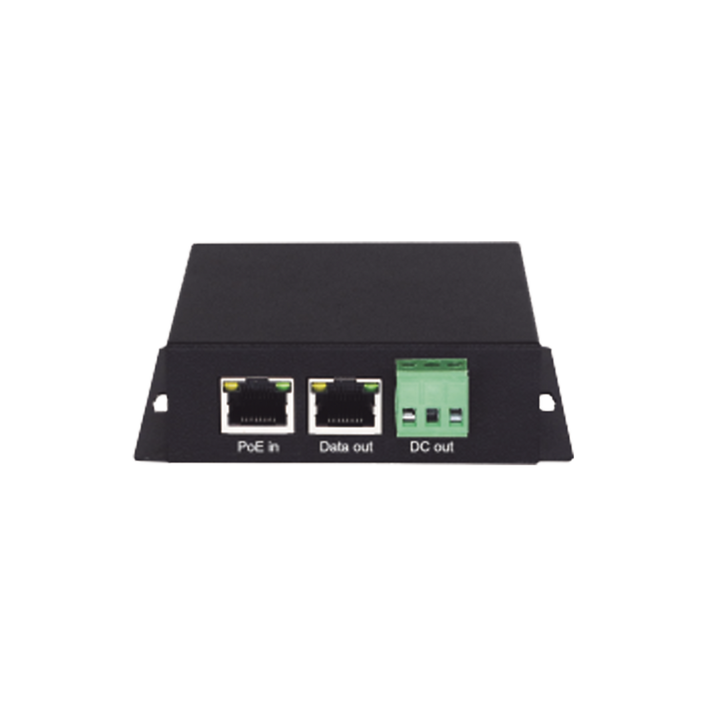 WI-POE31S - Splitter PoE / 1 Puerto PoE Entrada / 1 Puerto Salida Datos / 1 Salida de 12 Vcc, 2A / Presupuesto PoE 30W /