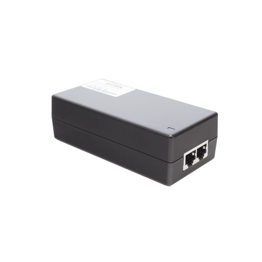 WI-POE55-48V-60W Inyector Hi-PoE 60 W Gigabit / Alimenta Equipos PoE 802.3 af Hasta 15W - PoE at Hasta 30W - PoE bt Hasta 60W / Instalación Para Interior / Alcance de Hasta 100 metros / Plug and Play / No se Necesita Configurar