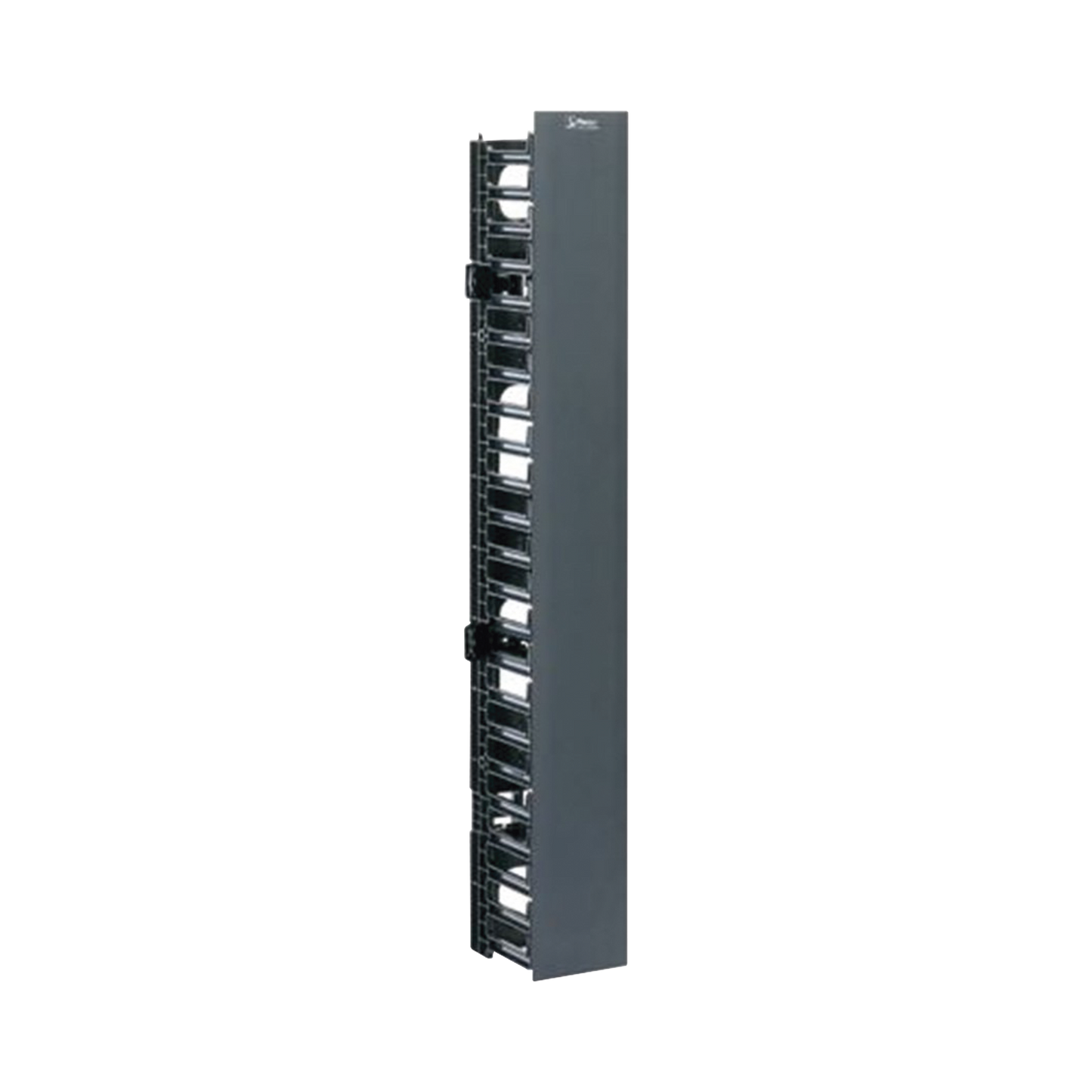 WMPVF45E - Organizador Vertical NetRunner, Sencillo (Solo Frontal), Para Rack Abierto de 45 Unidades, 4.9in de Ancho, Color Negro