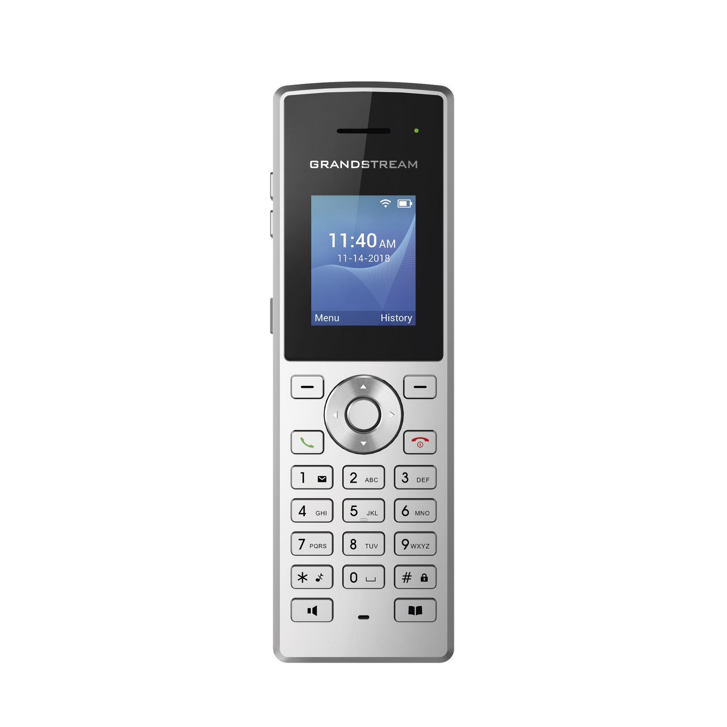 WP-810 - Teléfono IP portátil con conexión a través de Wi-Fi, 2 líneas, 2 cuentas SIP