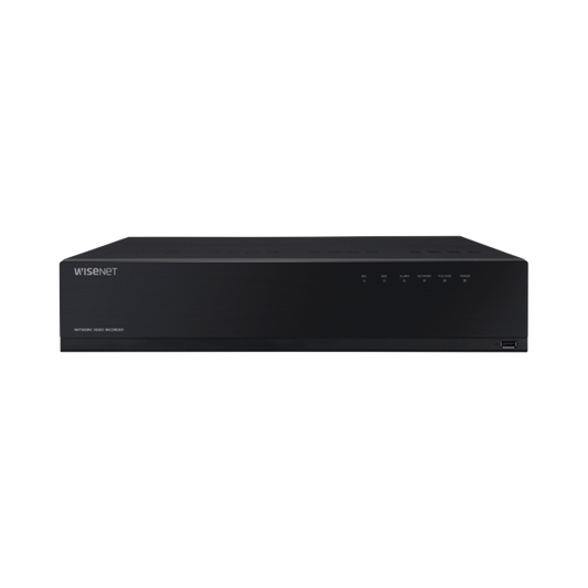 WRN-1610S-8TB NVR de 12 Megapíxel sistema operativo Ubuntu Linux / Hasta 16 canales / 8TB Incluidos / 16 puertos PoE+ / H.265 & WiseStream / E/S de alarma / Incluye 1 Licencia de 4 canales