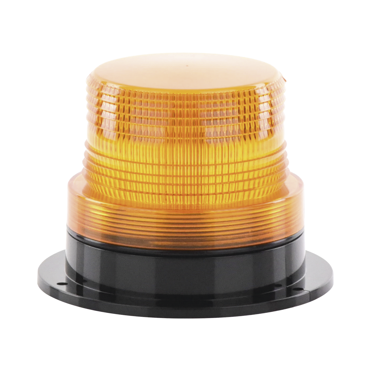 X127A - Burbuja Brillante de Larga Vida Útil, con 8 LEDs Color Ambar, Domo Ambar, 110 Vca